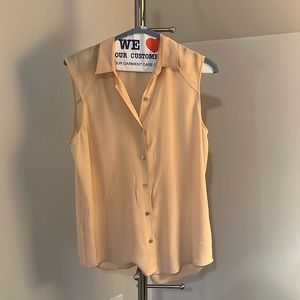 Everlane M Silk Sleeveless Blouse